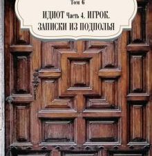 Том 6. Идиот. Часть 4. Игрок. Записки из подполья. Собрание сочинений. 978-5-386-14100-4. 2021