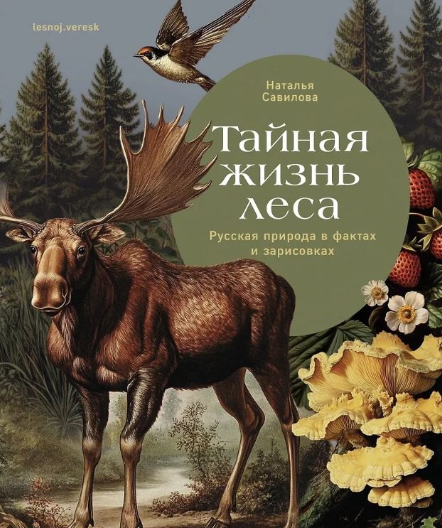 Книга "Тайная жизнь леса. Русская природа в фактах и зарисовках."  Автор: Савилова Наталья